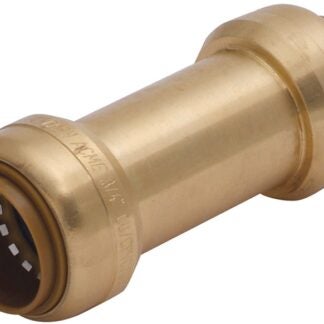 SharkBite U2016-0000LFA Check Valve, 3/4 in, Push-Fit, 200 psi Pressure, Brass Body