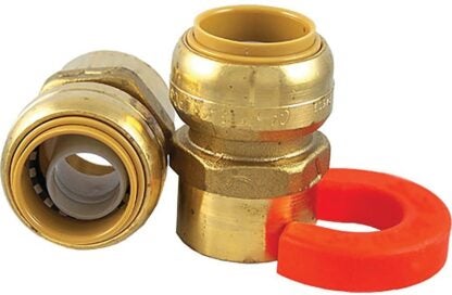 SharkBite 22441LF Water Heater Installation Kit, Brass