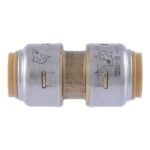 COUPLING PUSH BRASS 1/2IN