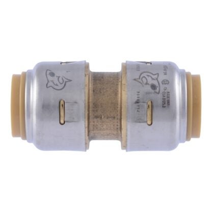 COUPLING PUSH BRASS 1/2IN