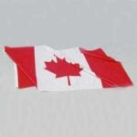 Flying Colors 34-007236H Canada Flag, 72 in W, 36 in H, Nylon