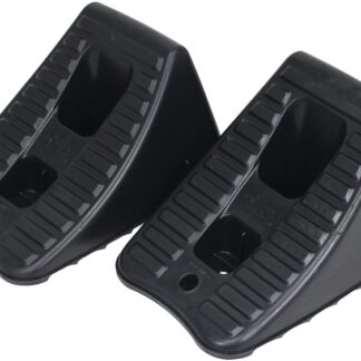 FloTool 11930 Wheel Chock, 9 in L, 5 in W, 6 in H, Plastic Sells in Quantity of 4