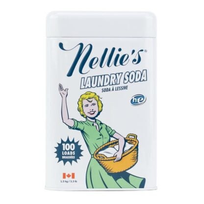 Nellie's NLS-100T Laundry Detergent, 3.3 lb Pouch, Powder