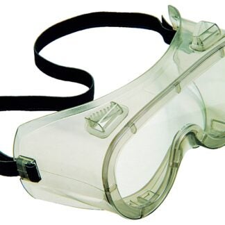 Safety Works 10031205 Safety Goggles, Anti-Fog, Impact, Splash Lens, Vinyl Lens, Vinyl Frame, Clear Frame