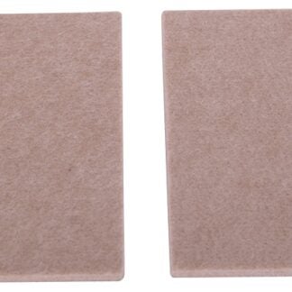 ProSource FE-S105-PS Furniture Pad, Felt Cloth, Beige, 4-1/2 x 6 in Dia, 4-1/2 in W, 3/16 in Thick, Square