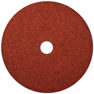 Norton 01913 Sanding Disc, 7 in Dia, 7/8 in Arbor, Coated, 36 Grit, Extra Coarse, Aluminum Oxide Abrasive, Fiber Backing