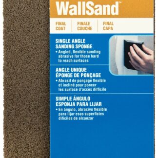 NORTON WallSand 02284 Sanding Sponge, 4-7/8 in L, 2-7/8 in W, Fine