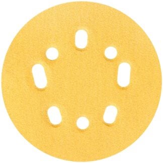 NORTON 04061 Sanding Disc, 5 in Dia, Coated, P100 Grit, Medium, Aluminum Oxide Abrasive, Paper Backing