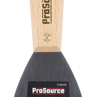 ProSource 01570R Wall Scraper, 3 in W Blade, Full Tang Blade, HCS Blade, Rosewood Handle, 7-3/4 in OAL