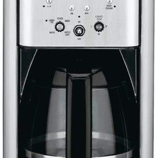 Cuisinart DCC-1200C Coffee Maker, 12 Cups Capacity, 1025 W, Stainless Steel, Automatic Control