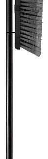 Simple Spaces 92010 Push Broom, 3-1/4 in L Trim, 56-1/8 in L, Threaded, Metal Handle