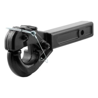 Curt 48005 Pintle Hook, 10,000 lb Working Load, Steel, Gloss Black