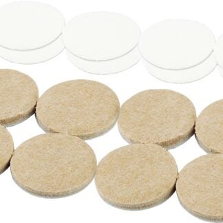 Shepherd Hardware 9930 Furniture Pad, Felt, Beige, 1 in Dia, Round