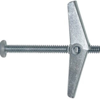 Reliable STZ143VMK Spring Toggle Bolt, 3 in L, Metal, Zinc, 2/CD