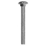 Reliable CBZ125CT Carriage Bolt, 1/2-13 Thread, 5 in OAL, A Grade, Steel, Zinc, Coarse, Full Thread