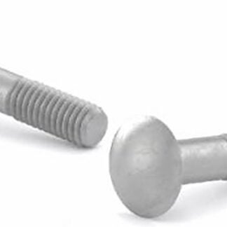 Reliable CBHDG128CT Carriage Bolt, 1/2-13 Thread, Coarse Thread, 8 in OAL, Galvanized Steel, A Grade, 10/BX