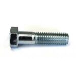 Reliable HC2Z123CT Hex Bolt, 1/2-13 Thread, 3 in OAL, 2 Grade, Steel, Zinc, Coarse, Partial Thread, 50/BX