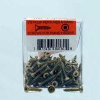 Reliable FKWB534VP Screw, 100 BX, #5-20 Thread, 3/4 in L, Full, Twin Lead Thread, Flat Head, Square Drive, Steel