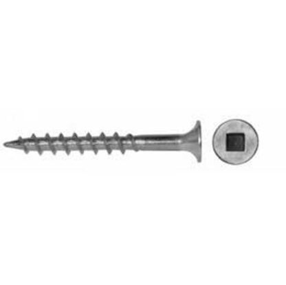 Reliable FKCSS Series FKCSS6134C1 Deck Screw, #6-12 Thread, 1-3/4 in L, Coarse Thread, Bugle Head, Square Drive, 100 BX