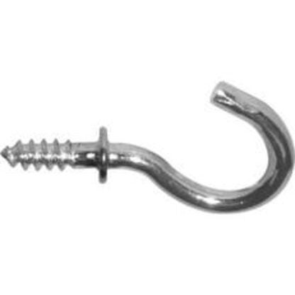 Reliable CHB1MR Cup Hook, 1 in L, Metal, Brass Sells in Quantity of 5