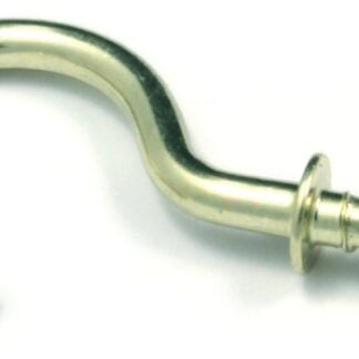 Reliable CHB34MR Cup Hook, 3/4 in L, Metal, Brass Sells in Quantity of 5