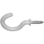 Reliable CHW1MR Cup Hook, 1 in L, Metal, White Sells in Quantity of 5