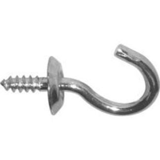 Reliable CHZ34MR Cup Hook, 3/4 in L, Metal, Zinc Sells in Quantity of 5