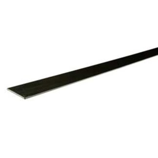 Reliable Mekano Series FBP148 Flat Bar, 1 in W, 48 in L, 1/8 in Thick, Steel, Plain