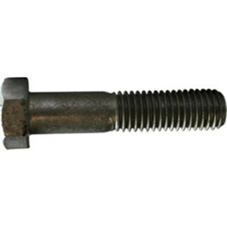 Reliable HC2HDG12212CT Hex Bolt, 1/2-13 Thread, 2-1/2 in OAL, 2 Grade, Galvanized Steel, Coarse, Partial Thread