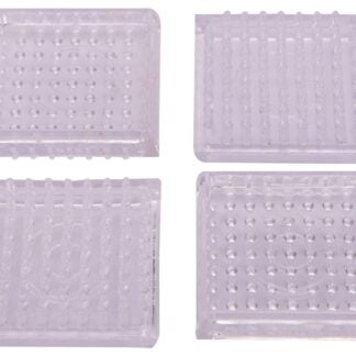 ProSource FE-50890-PS Furniture Glide, Plastic, Clear, Clear, 1-13/16 x 1-13/16 x 5/8 in Dimensions