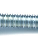 Reliable CBZ14114L Carriage Bolt, 1/4-20 Thread, Coarse, Full Thread, 1-1/4 in OAL, Steel, Zinc, A Grade