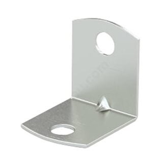 Reliable CSR34VP Square Corner Brace, 3/4 in H, Steel, Zinc, 20 ga Thick Material