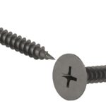 Reliable DSSG8114C1 Screw, #8-15 Thread, 1-1/4 in L, Fine Thread, Wafer Head, Phillips Drive, Type S Point, Steel