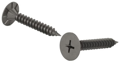 Reliable DSSG8114C1 Screw, #8-15 Thread, 1-1/4 in L, Fine Thread, Wafer Head, Phillips Drive, Type S Point, Steel