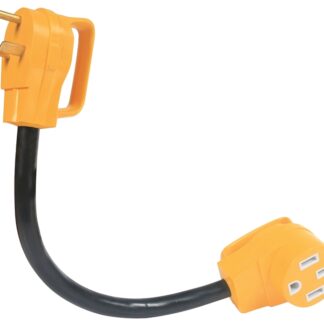 Camco USA 55183 Dogbone Adapter, 50 A Female, 30 A Male, 125 V, Male, Female