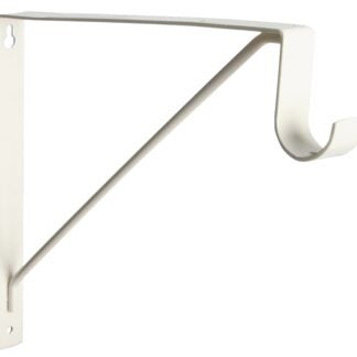 Knape & Vogt KV 1195 1195 WH Heavy-Duty Closet Rod and Shelf Bracket, 500 lb, 10 in H, Steel Sells in Quantity of 10