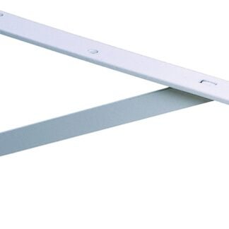 Knape & Vogt 208 WH 500 Shelf L-Bracket, 20 in L, Steel