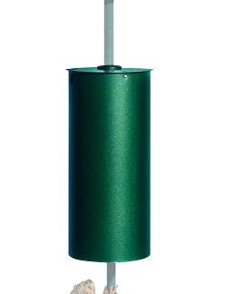 Perky-Pet 341 Baffler, 14-1/2 in H, Metal, Garden Green