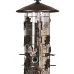 Perky-Pet 337 Wild Bird Feeder, Metal, Rustic Brown, Hanging Mounting