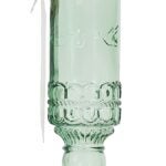 Perky-Pet 8108-2 Bird Feeder, Antique Bottle, 10 oz, 4-Port/Perch, Glass/Metal, Green, 10 in H Sells in Quantity of 2