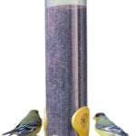 Perky-Pet 481F Bird Feeder, 15 in H, 1.5 lb, Plastic, Clear/Yellow