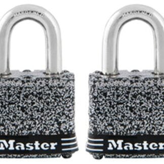 Master Lock 380T Padlock, Keyed Alike Key, 9/32 in Dia Shackle, 1-1/8 in H Shackle, Steel Shackle, Steel Body, Laminated