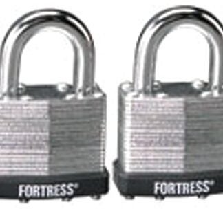 Master Lock 1803Q Padlock, Keyed Alike Key, 1/4 in Dia Shackle, 7/8 in H Shackle, Cast Hardened Steel Shackle, Laminated