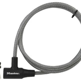 Master Lock 8154DPF Flexible Cable Lock, Keyed Key, Steel Shackle