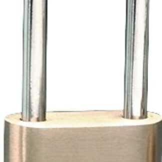 Master Lock 175DLH Padlock, 5/16 in Dia Shackle, 2-1/4 in H Shackle, Steel Shackle, Brass Body, 2 in W Body