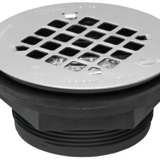 Oatey 42084 Shower Drain, ABS, Black, For: 2 in SCH 40 DWV Pipes