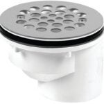 Oatey 42787 Shower Drain, PVC, Black/White