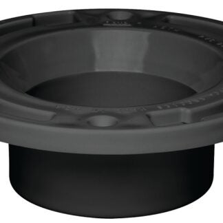 Oatey 43502 Closet Flange, 3, 4 in Connection, ABS, Black, For: 3 in, 4 in Pipes