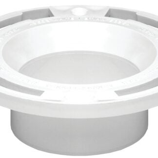 Oatey 43503 Closet Flange, 3, 4 in Connection, PVC, White, For: Most Toilets