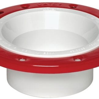 Oatey 43513 Closet Flange, 3, 4 in Connection, PVC, White, For: 3 in, 4 in Pipes